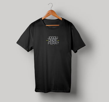 Camiseta Jogou Onde Fera (Black)